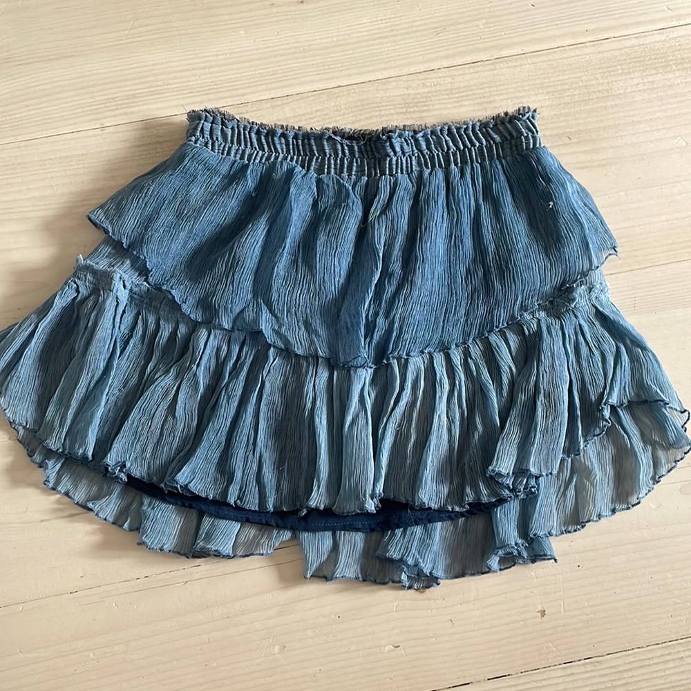 LoveShackFancy Ruffle Mini Skirt